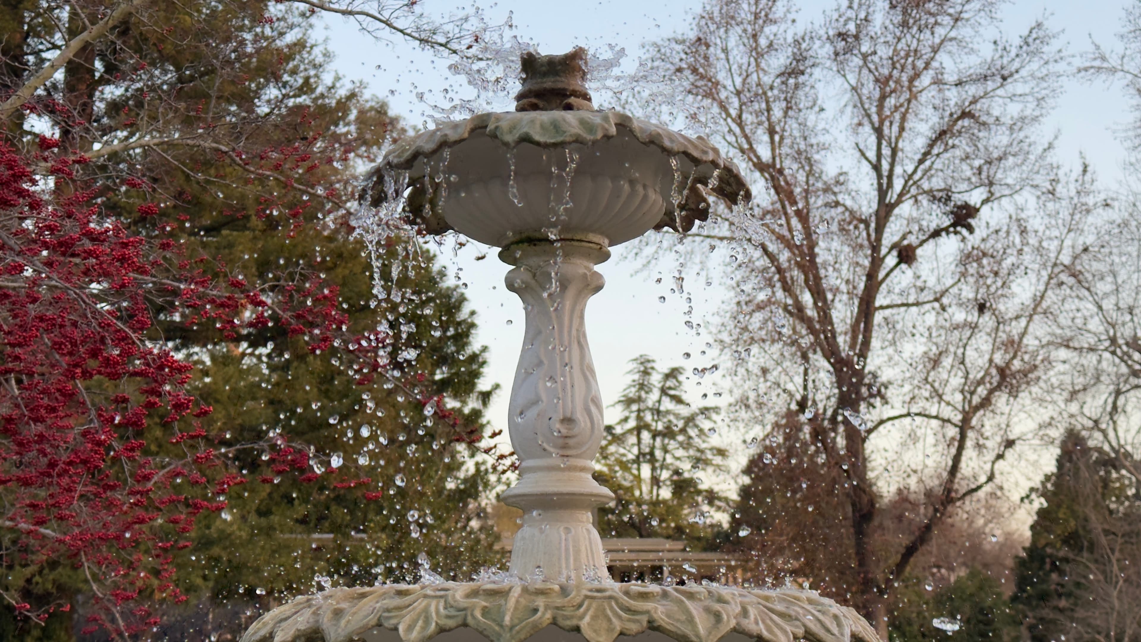 Fountain water